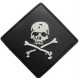 OT patch PVC logo pirate avec velcro