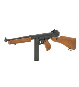 Cyma Thompson M1A1 métal / imitation bois 420BBs 1.3J
