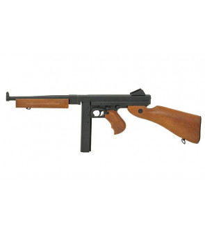 Cyma Thompson M1A1 métal / imitation bois 420BBs 1.3J