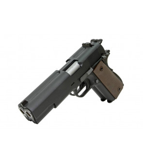 WE 1911 Double Canon Noir Gaz Métal (Mire avant en 3D)