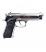 WE M9 V2 Silver Semi et Full Auto Gaz 25BBs 1J