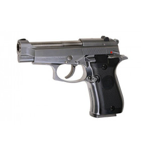 WE M84 Silver Gaz 15BBs 1J