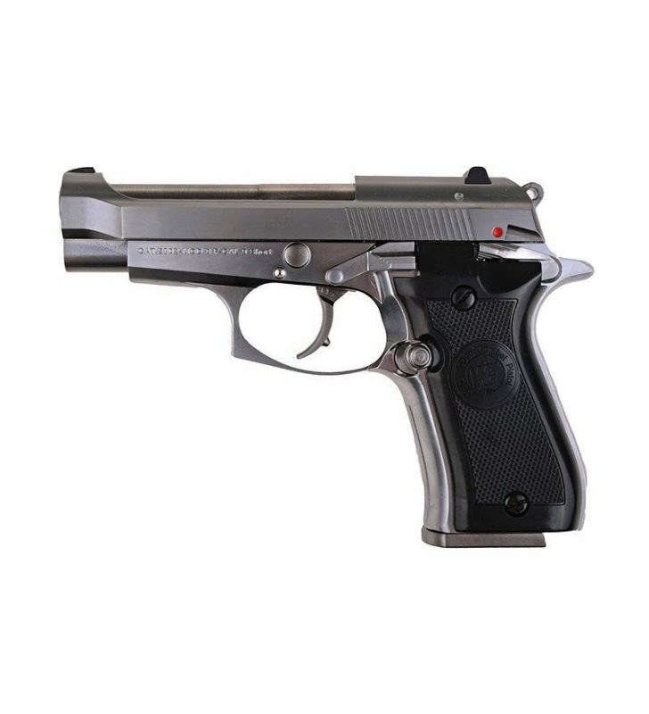 WE M84 Silver Gaz 15BBs 1J