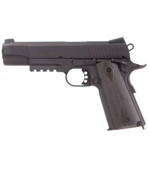 KWC Colt 1911 Co2 Blackened Rail Gun Noir 17BBS 0.9J