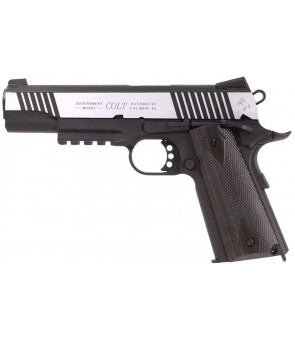 KWC Colt 1911 Co2 Rail Gun Bicolore 17BBS 0.9J