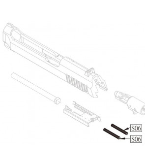 KWC Loading Nozzle Recoil Spring X2 PT99/92 Co2 Part-S06