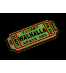 JTG Large Walhalla Ticket Patch Glow