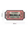 JTG Large Walhalla Ticket Patch Glow