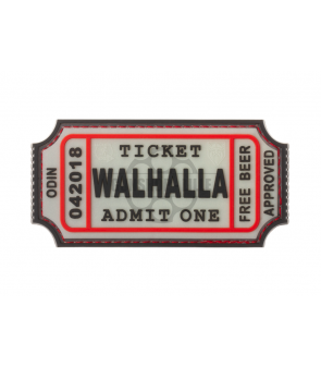 JTG Large Walhalla Ticket Patch Glow