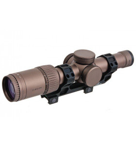 Ares Lunette 1-6x24 Réticule Lumineux / Bronze + Box