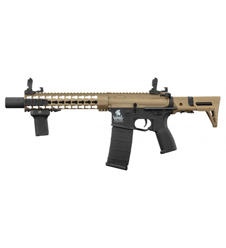 Lancer Tactical LT-19 Gen2 Silencer PDW Tan/Noir 1J (Sans batterie/chargeur)