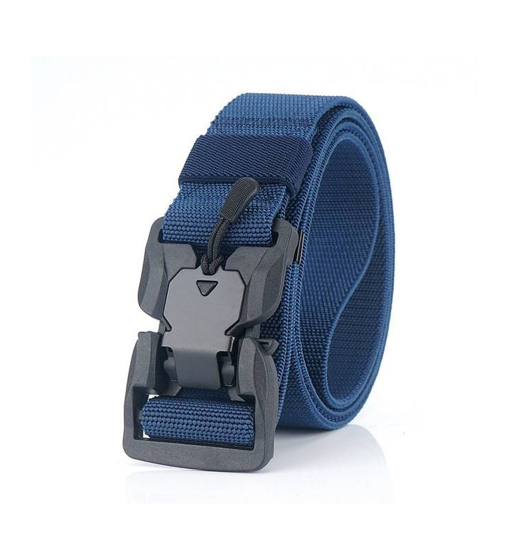 ACM Ceinture Tactique Magnétique QD Nylon Bleu 3.8cm x 125cm