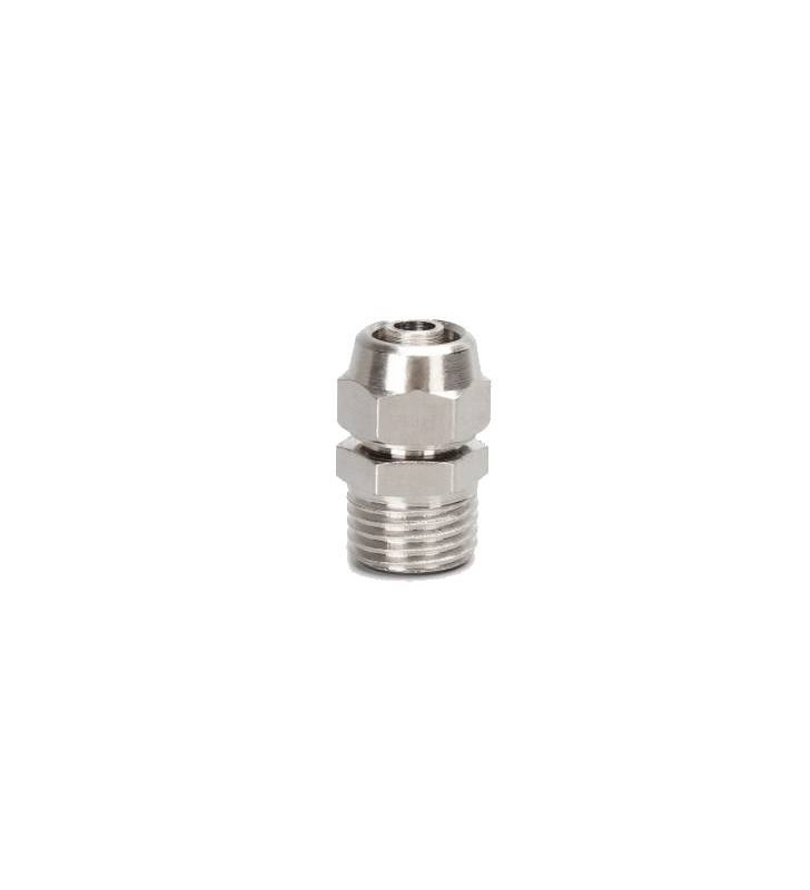 ACM Raccord HPA 1/8 NPT Male Métal - Macroline 4mm Femelle Serrage Mecanique Métal