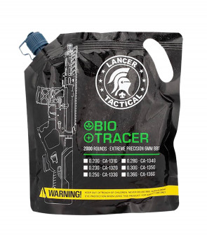 Lancer Tactical Billes BIO Traçante 0.28g X2000 Verte