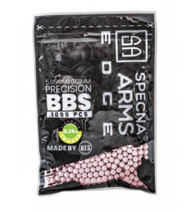 Specna Arms EDGE / BLS Billes Traçante 0.25g X1000 Rouge