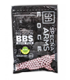 Specna Arms EDGE / BLS Billes Traçante 0.25g X1000 Rouge