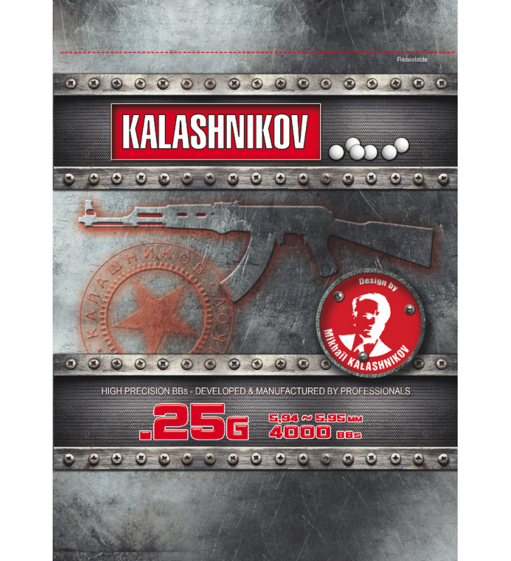 Kalashnikov Billes 0.25g X4000