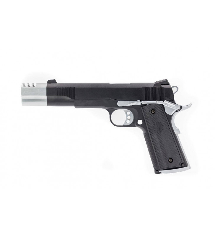 Vorsk 1911 Punisher VP-X Noir / Silver Gaz 25BBs 1J
