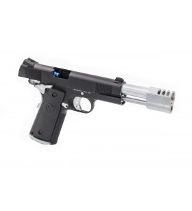 Vorsk 1911 Punisher VP-X Noir / Silver Gaz 25BBs 1J