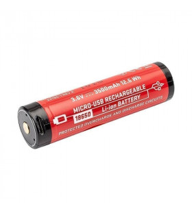 Surefire 18650B 3500mAh Batterie lithium Micro-USB