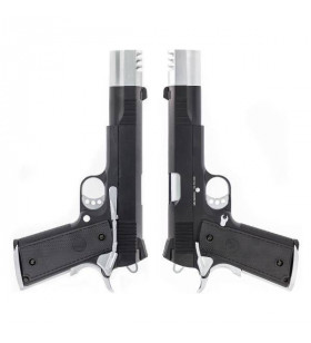 Vorsk Double Pack 1911 Punisher VP-X Noir / Silver Gaz 25BBs 1J
