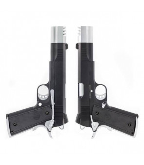 Vorsk Double Pack 1911 Punisher VP-X Noir / Silver Gaz 25BBs 1J