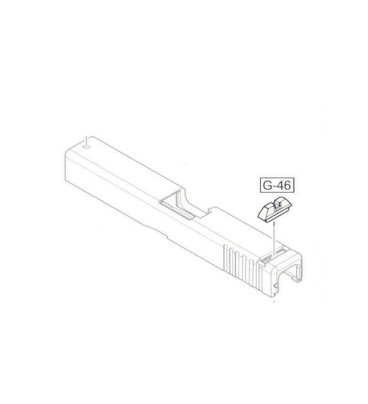 WE Rear Sight Glock Part-46