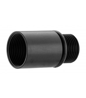 BO Adaptateur silencieux 16mm+ vers 14mm- Alu CNC Bk