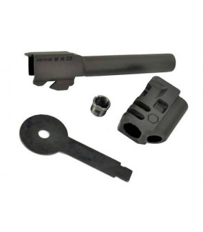 WE Suppressor / Outer barrel Set G17 GBB Type A Black