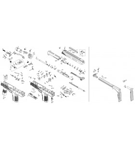 KWA Vis Verrouillage Crosse MP9 ASG (Reconditionné)