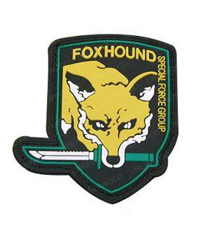 Patch Fox Hound Special Force Group OD/Noir/Jaune