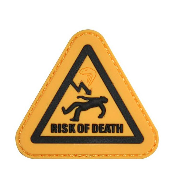 Patch Viper Risk of Death PVC 6x6x6cm