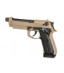 KJW M9A1 Tan Canon Fileté Co2 Métal 25BBs 0.8J