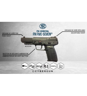 SRC FN 5-7 Five Seven Noir Gaz 17BBS 1J