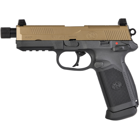 VFC FN FNX-45 Gaz Corps Noir / Culasse Tan 25BBs 1j