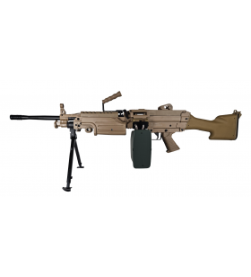 FN M249 MK2(P) AEG Dark Earth Nylon 2400BBs 1.4J