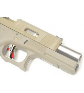 WE Trigger Glock 17/18/19 Silver/Red Métal Part-G14/15/16