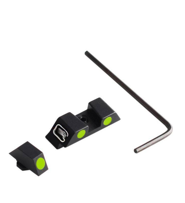 ACM Organes de visée Métal Type:G Phosphorescent Noir/Vert