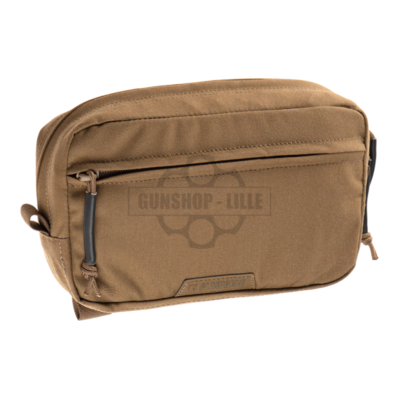 Clawgear Medium Horizontal Utility Pouch Zipped Core Coyote