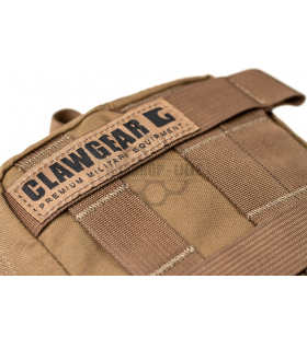 Clawgear Medium Horizontal Utility Pouch Zipped Core Coyote