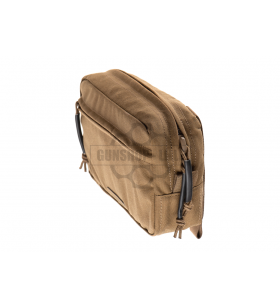 Clawgear Medium Horizontal Utility Pouch Zipped Core Coyote