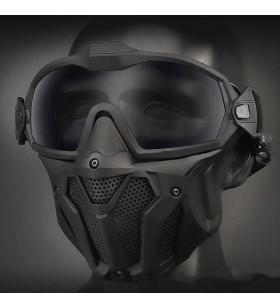 ACM Kit Masque Ventilé Stalker Grillagé Black