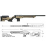 Action Army AAC T10 FDE Bolt Action 50BBs 0.9J