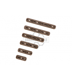 ACM Rail Keymod & M-Lok Set 6-pack Nylon DE