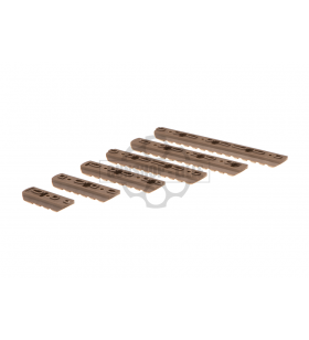 ACM Rail Keymod & M-Lok Set 6-pack Nylon DE