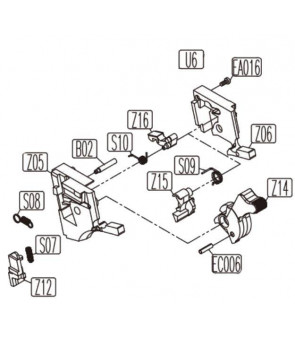 KWC Hammer Set Sig Navy Pistol Co2 Part-U6
