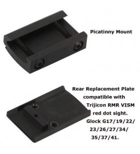 ACM Sotac Red Dot RMR Noir Picatinny / Support Glock + Box
