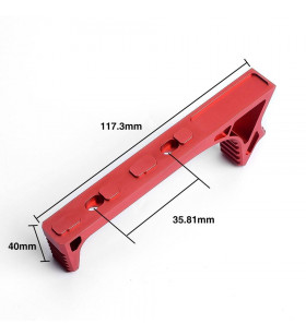 ACM Metal Link Curved Foregrip M-Lok Red