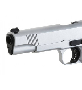 Army Armament 1911 MEU R27 Silver Blowback Gas 25BBs