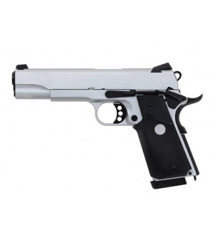 Army Armament 1911 MEU R27 Silver Blowback Gas 25BBs